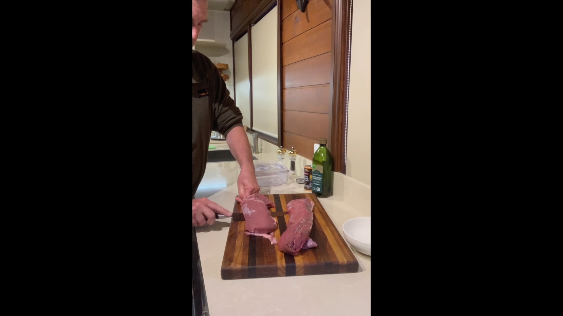 cleaning up a backstrap