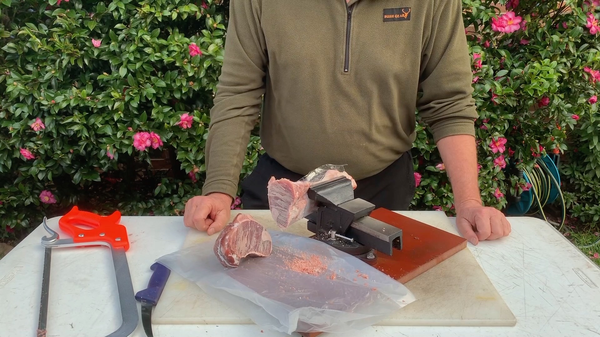 cleaning up a backstrap